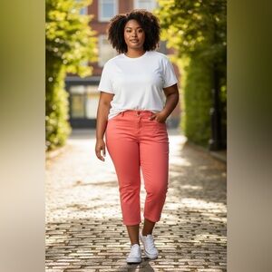 Market & Spruce Coral Ankle Jeans